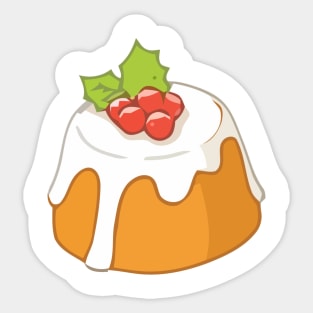 lava cake cherry Sticker